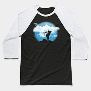 Deer & Cloud Baseball T-Shirt